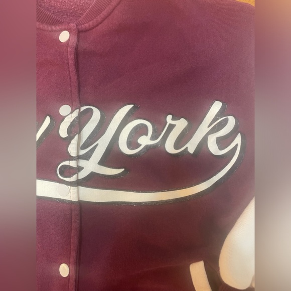 Zara New York Varsity Jacket "Best In The City" *Excellent Cond* Size Kids 12 - Picture 4 of 11